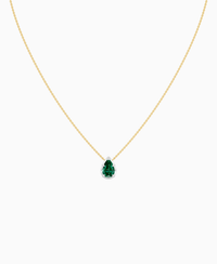 Zambian Lab Emerald / Pear (NS) / 1.5ct