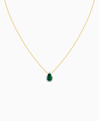 Zambian Lab Emerald / Pear (NS) / 1.5ct