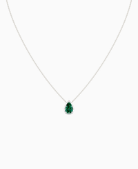 Zambian Lab Emerald / Pear (NS) / 1.5ct