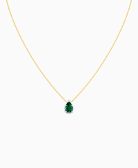 Zambian Lab Emerald / Pear (NS) / 1.5ct