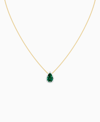Zambian Lab Emerald / Pear (NS) / 2ct