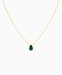 Zambian Lab Emerald / Pear (NS) / 2ct