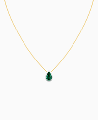Zambian Lab Emerald / Pear (NS) / 2ct