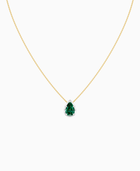 Zambian Lab Emerald / Pear (NS) / 2.5ct