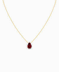 Pigeon Blood Lab Ruby / Pear (NS) / 3ct