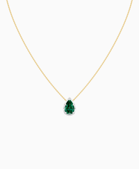 Zambian Lab Emerald / Pear (NS) / 3ct