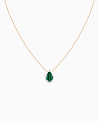 Zambian Lab Emerald / Pear (NS) / 3ct