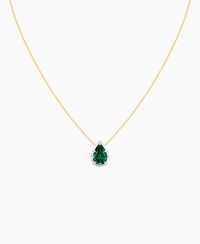 Zambian Lab Emerald / Pear (NS) / 3ct
