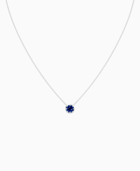 Royal Blue Lab Sapphire / Round / 1ct