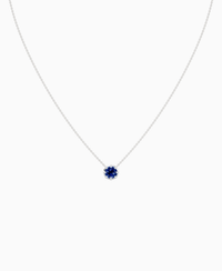 Royal Blue Lab Sapphire / Round / 1ct