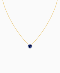 Royal Blue Lab Sapphire / Round / 1.5ct