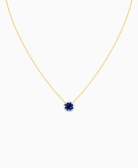 Royal Blue Lab Sapphire / Round / 1.5ct