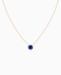 Royal Blue Lab Sapphire / Round / 2.5ct