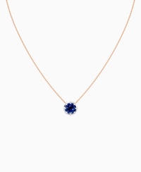 Royal Blue Lab Sapphire / Round / 3ct