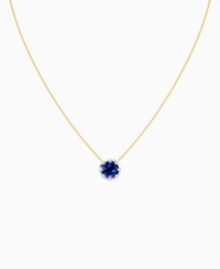 Royal Blue Lab Sapphire / Round / 3ct