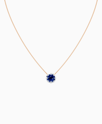 Royal Blue Lab Sapphire / Round / 3ct