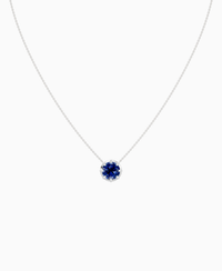 Royal Blue Lab Sapphire / Round / 3ct