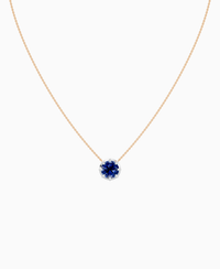 Royal Blue Lab Sapphire / Round / 3ct
