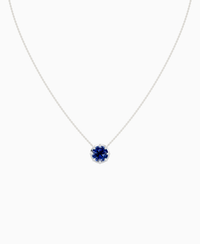 Royal Blue Lab Sapphire / Round / 3ct