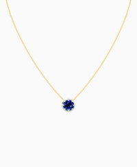 Royal Blue Lab Sapphire / Round / 3ct