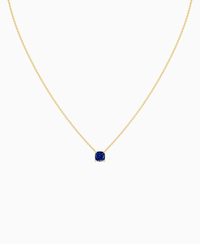 Royal Blue Lab Sapphire / Cushion / 1ct