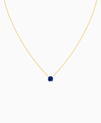 Royal Blue Lab Sapphire / Cushion / 1ct