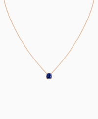 Royal Blue Lab Sapphire / Cushion / 1.5ct