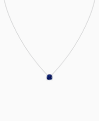 Royal Blue Lab Sapphire / Cushion / 1.5ct