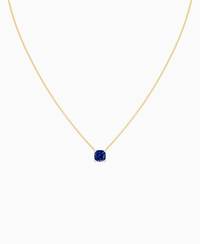 Royal Blue Lab Sapphire / Cushion / 1.5ct