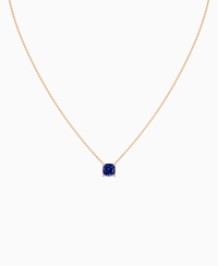 Royal Blue Lab Sapphire / Cushion / 1.5ct