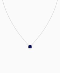 Royal Blue Lab Sapphire / Cushion / 1.5ct