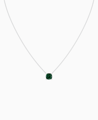 Zambian Lab Emerald / Cushion / 2ct