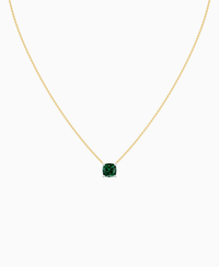 Zambian Lab Emerald / Cushion / 2ct