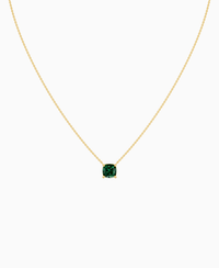 Zambian Lab Emerald / Cushion / 2ct