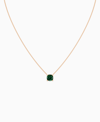 Zambian Lab Emerald / Cushion / 2ct