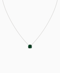Zambian Lab Emerald / Cushion / 2ct