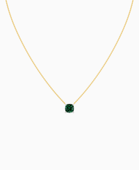 Zambian Lab Emerald / Cushion / 2ct