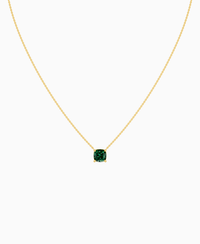 Zambian Lab Emerald / Cushion / 2ct