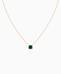 Zambian Lab Emerald / Cushion / 2ct