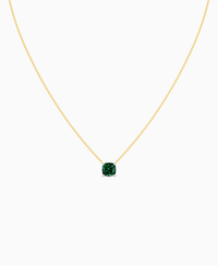 Zambian Lab Emerald / Cushion / 2ct