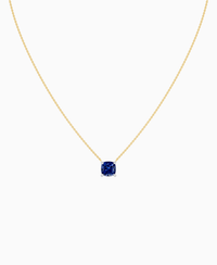 Royal Blue Lab Sapphire / Cushion / 2.5ct
