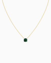 Zambian Lab Emerald / Cushion / 2.5ct