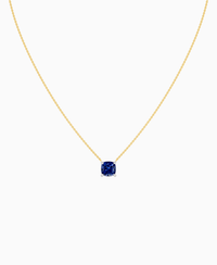 Royal Blue Lab Sapphire / Cushion / 2.5ct