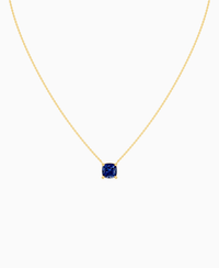 Royal Blue Lab Sapphire / Cushion / 2.5ct