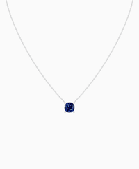 Royal Blue Lab Sapphire / Cushion / 3ct