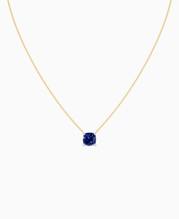 Royal Blue Lab Sapphire / Cushion / 3ct