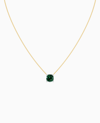 Zambian Lab Emerald / Cushion / 3ct