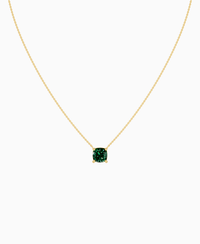 Zambian Lab Emerald / Cushion / 3ct