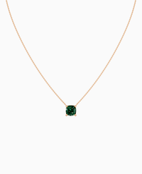 Zambian Lab Emerald / Cushion / 3ct