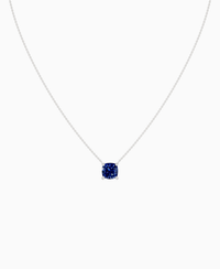 Royal Blue Lab Sapphire / Cushion / 3ct